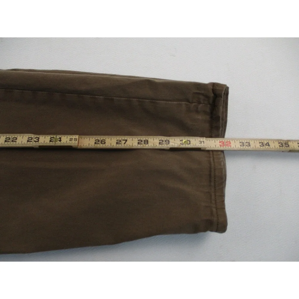 Lucky Brand 121 Heritage Slim Pants Mens 38x34 Brown Stretch Chino Casual